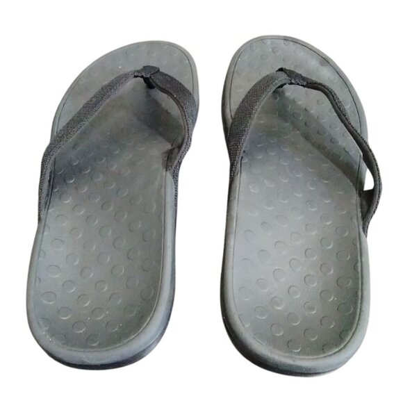 Llsoarss Womens Black Size 9 Orthopedic Flip Flops Arch Support Sandals - Picture 10 of 12